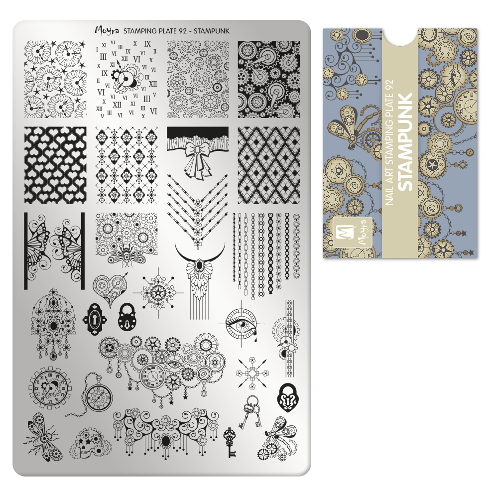 Stamping Plate - 092 Stampunk
