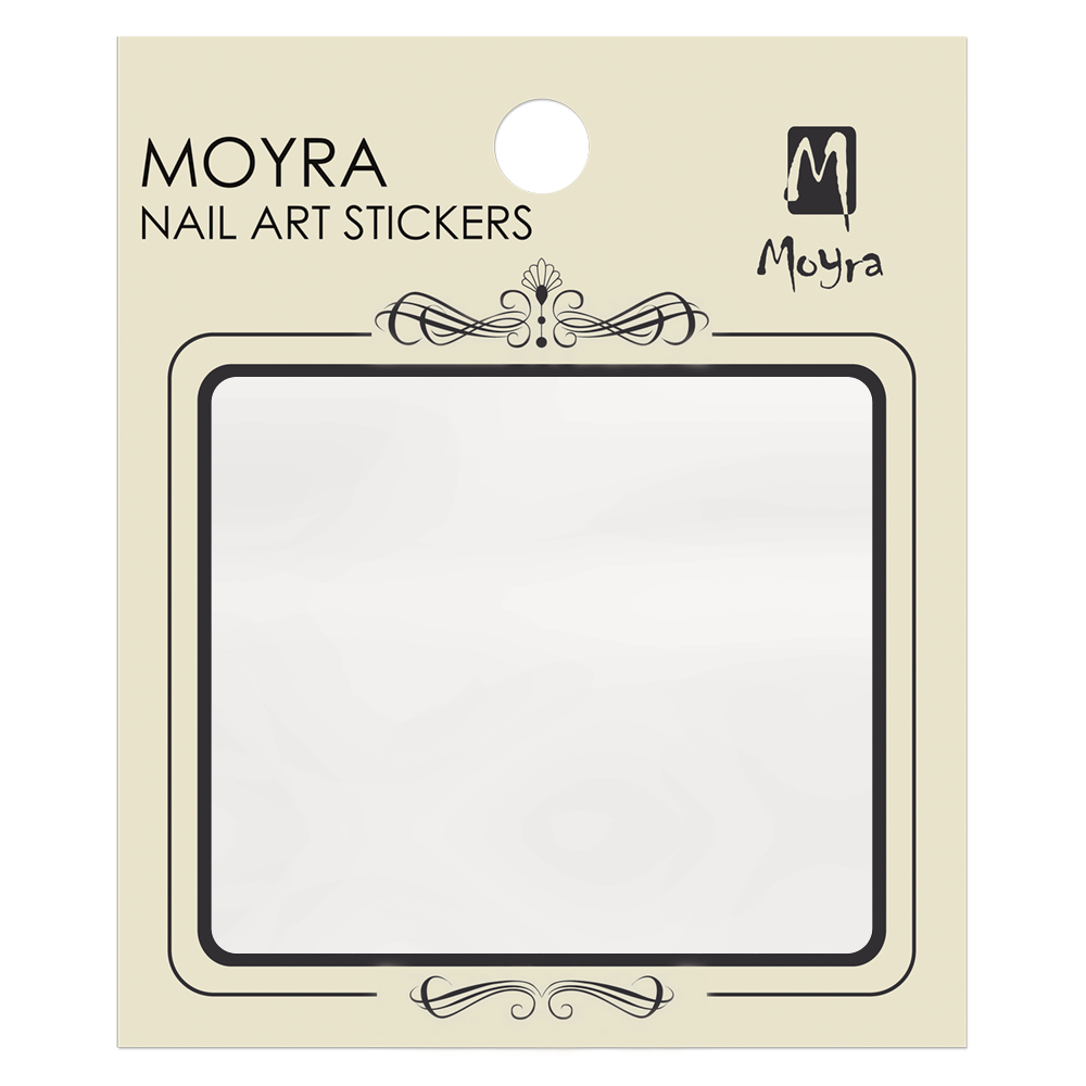 Blank Water Nail Art Stickers - 3 Sheets