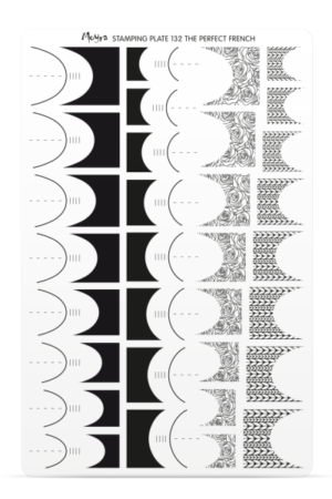 Stamping Plate - 132 The Perfect French - Try On Sheet