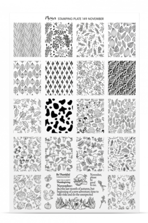 Stamping Plate - 150 December - Try On Sheet