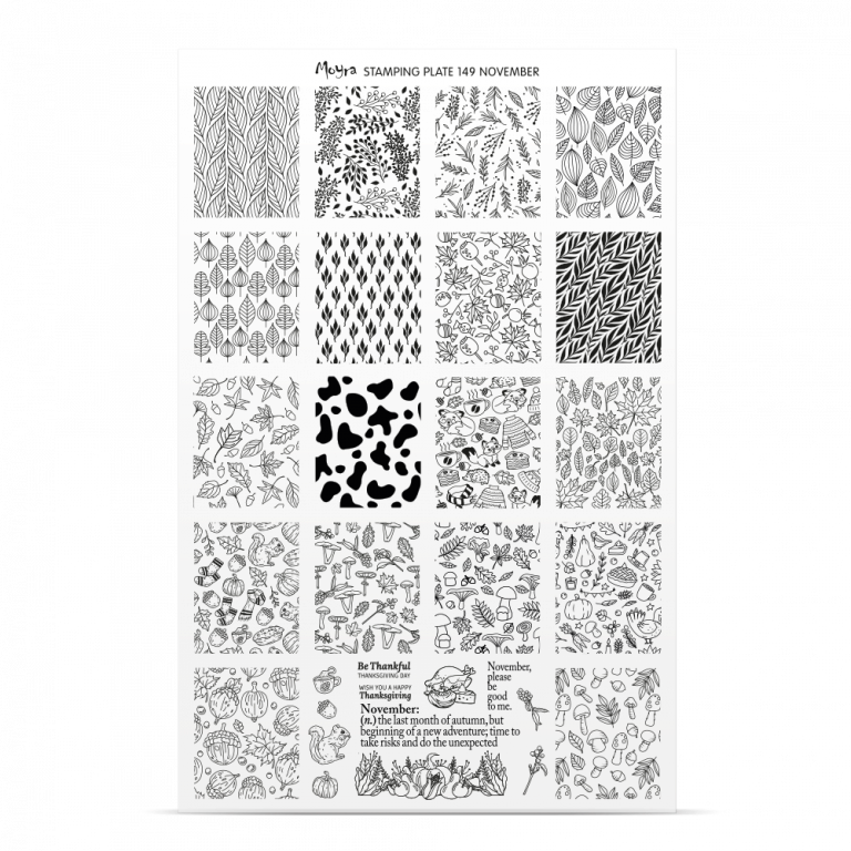 Stamping Plate - 150 December - Try On Sheet