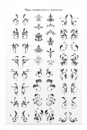 Stamping Plate - 072 Master Plan - Try On Sheet