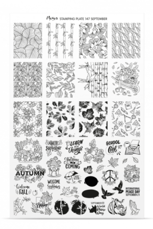 Stamping Plate -  147 September - Try On Sheet