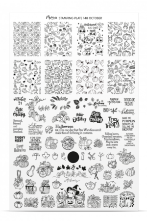 Stamping Plate -  148 October - Try On Sheet