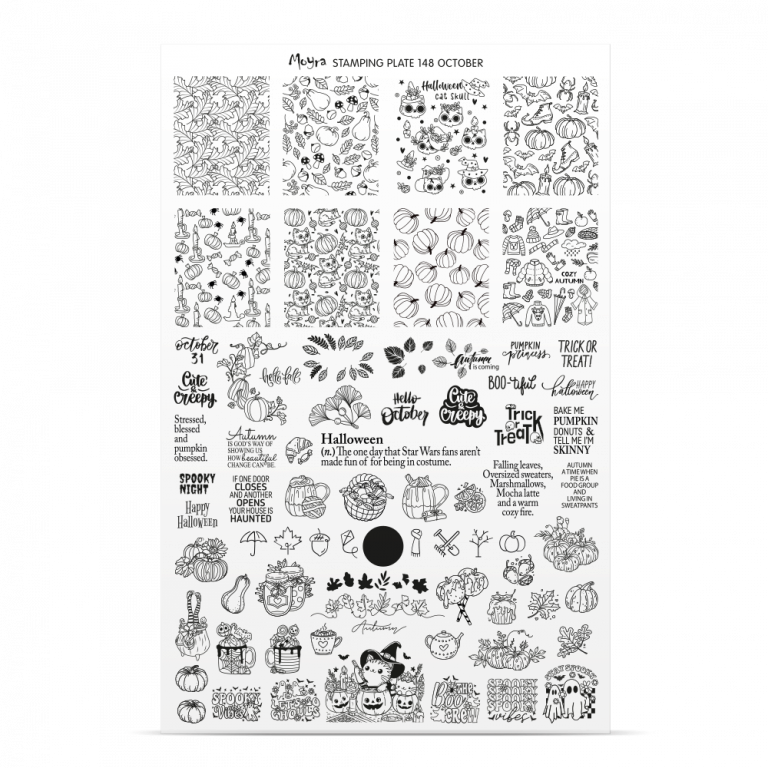Stamping Plate - 148 October - Try On Sheet