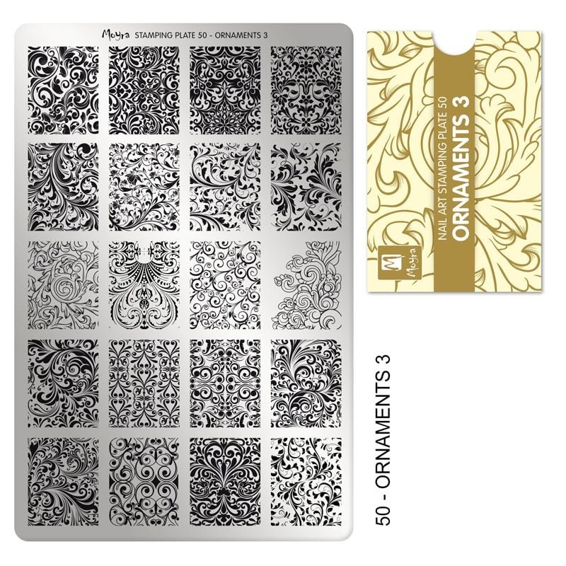 Stamping Plate - 050 Ornaments 3