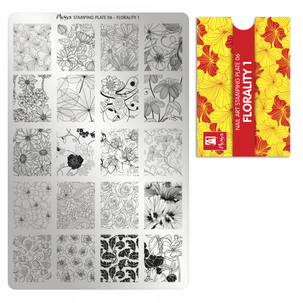 Stamping Plate - 006 Florality 1