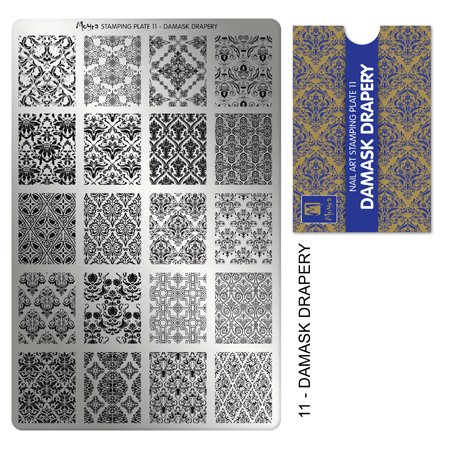 Stamping Plate - 011 Damask Drapery