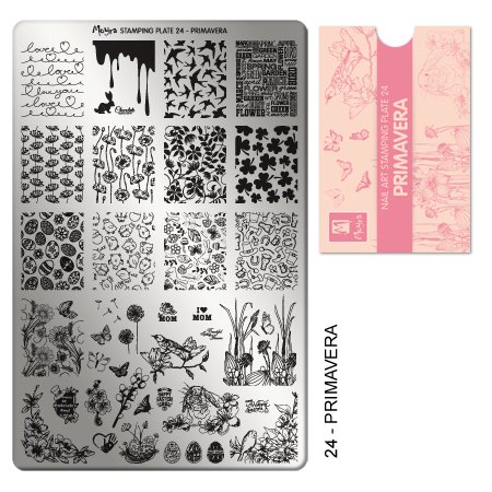 Stamping Plate - 024 Primavera