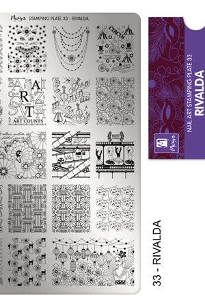 Stamping Plate - 033 Rivalda