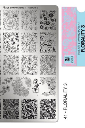 Stamping Plate - 041 Florality 3