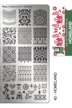 Stamping Plate - 042 Homeland