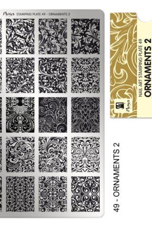 Stamping Plate - 049 Ornaments 2