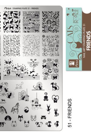 Stamping Plate - 051 Friends