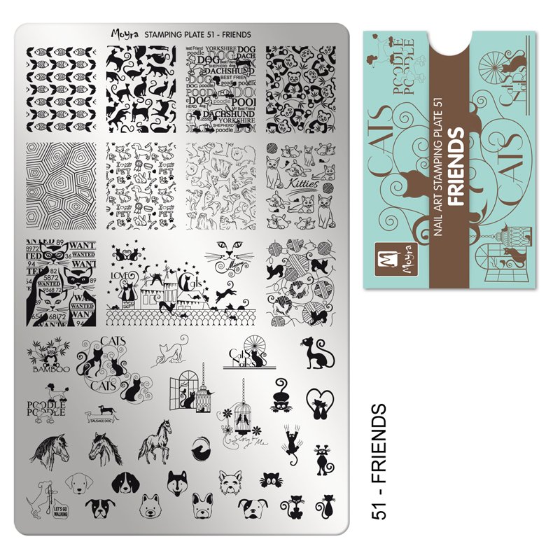 Stamping Plate - 051 Friends