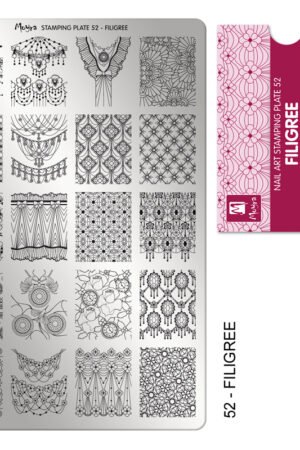 Stamping Plate - 052 Filigree