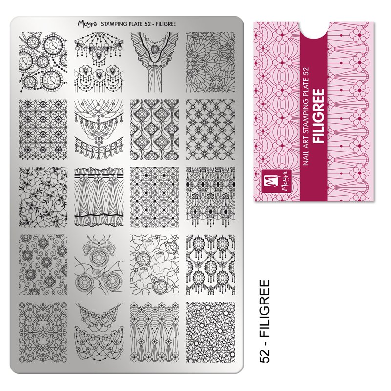 Stamping Plate - 052 Filigree