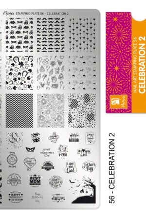 Stamping Plate - 056 Celebration 2