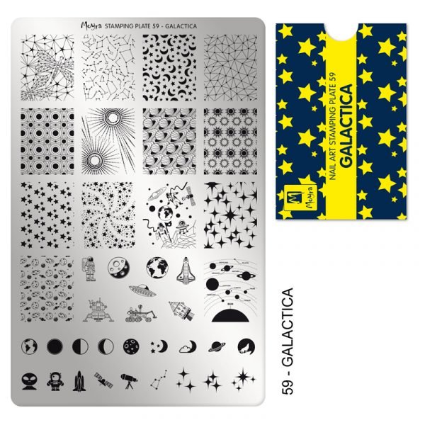 Stamping Plate - 059 Galactica