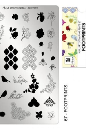 Stamping Plate - 067 Footprints