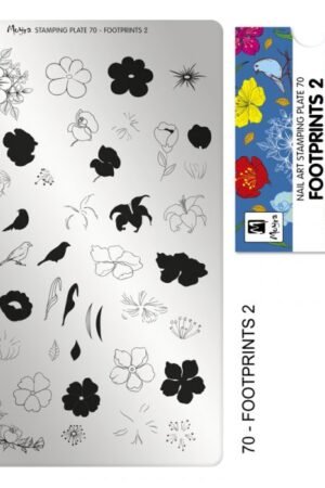 Stamping Plate - 070 Footprints 2