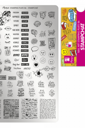 Stamping Plate - 086 Stampchat