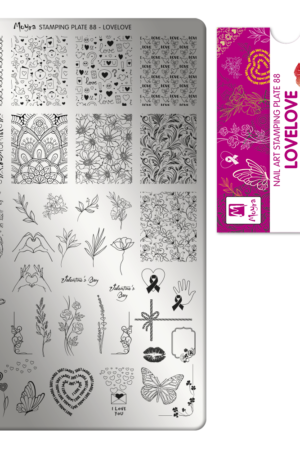 Stamping Plate - 088 Lovelove