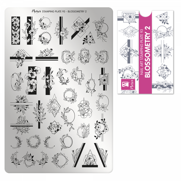 Stamping Plate - 093 Blossometry 2