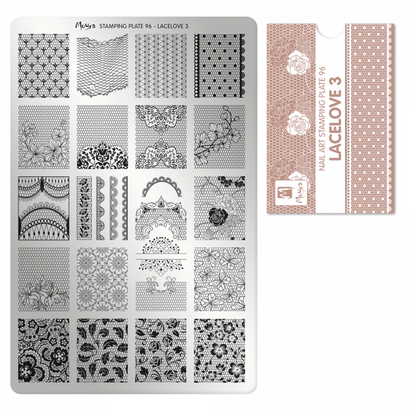 Stamping Plate - 096 Lacelove 3