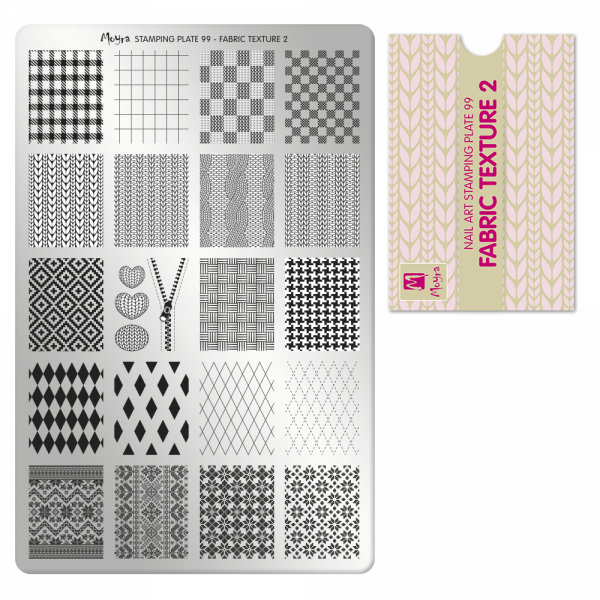 Stamping Plate - 099 Fabric Texture 2