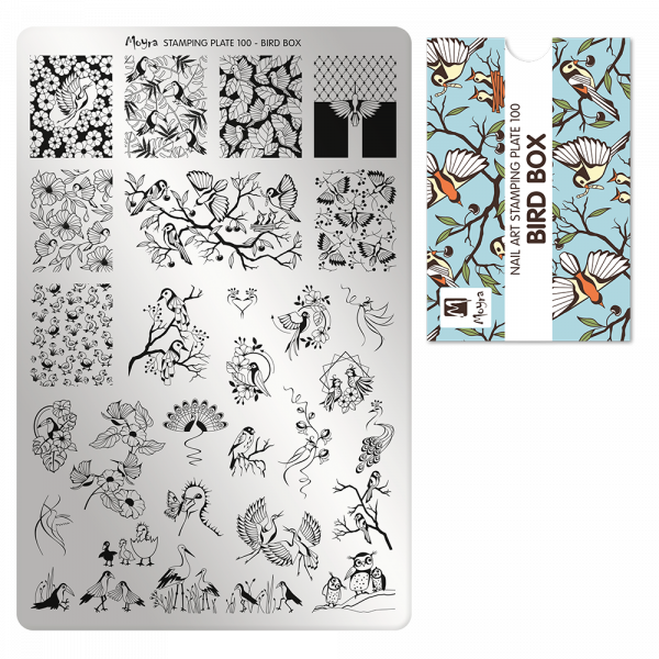 Stamping Plate - 100 Bird Box