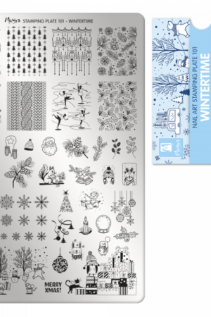 Stamping Plate -101  Wintertime