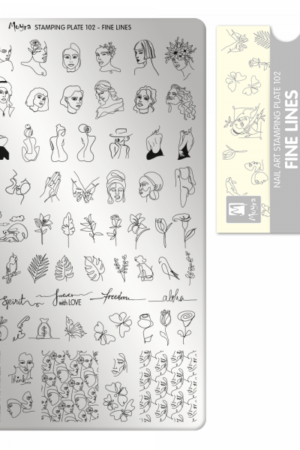 Stamping Plate - 102 Fine Lines