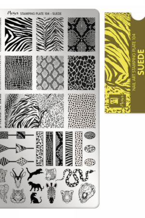 Stamping Plate - 104 Suede