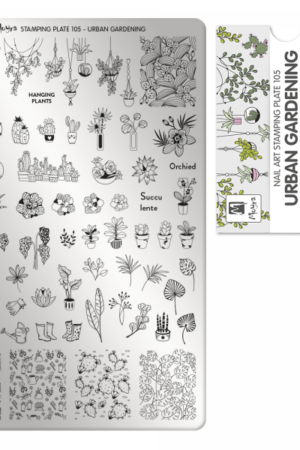 Stamping Plate - 105 Urban Gardening