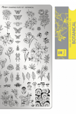 Stamping Plate - 107 Botanical