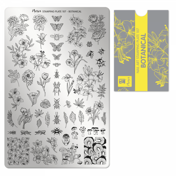 Stamping Plate - 107 Botanical