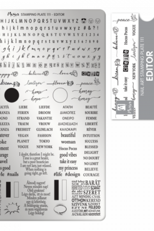 Stamping Plate - 111 Editor