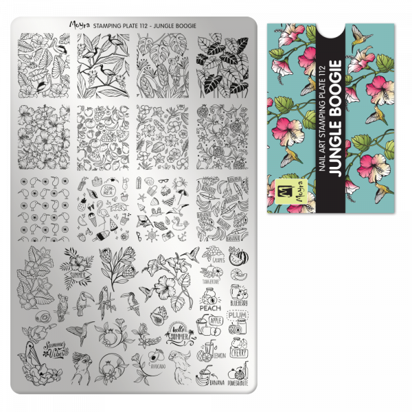 Stamping Plate - 112 Jungle Boogie