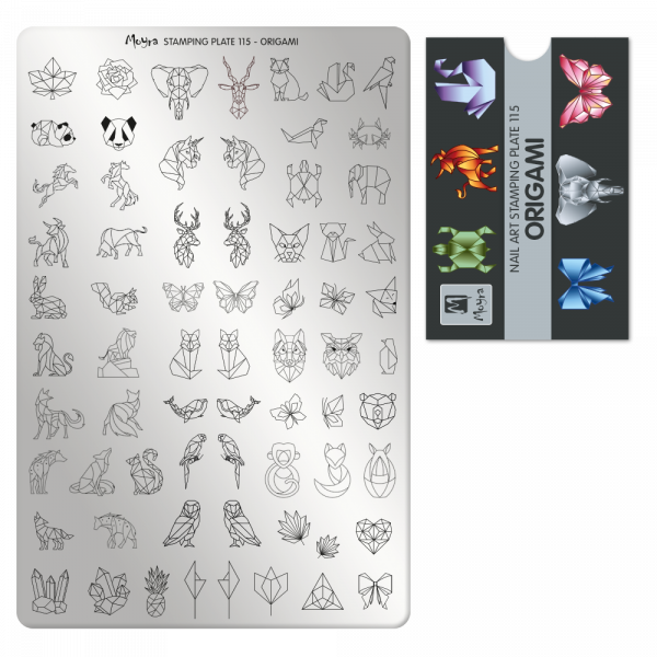 Stamping Plate - 115 Origami