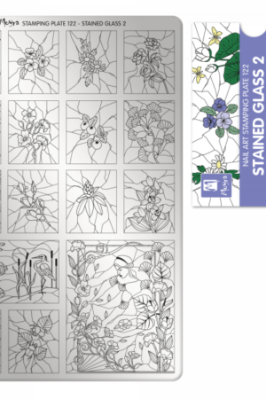 Stamping Plate - 122 Stained Glass 2