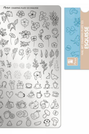 Stamping Plate - 125 Esquisse