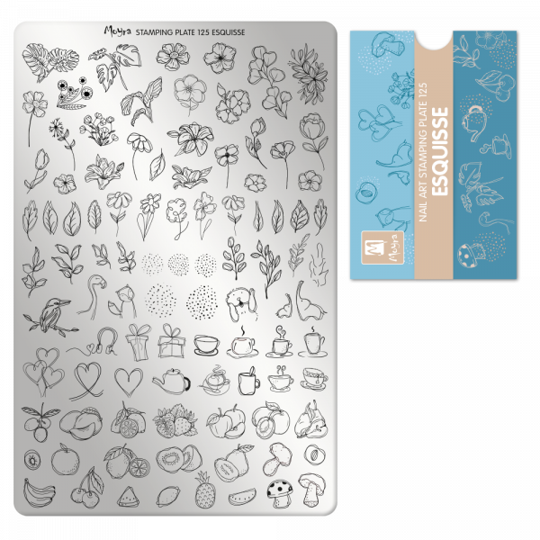 Stamping Plate - 125 Esquisse
