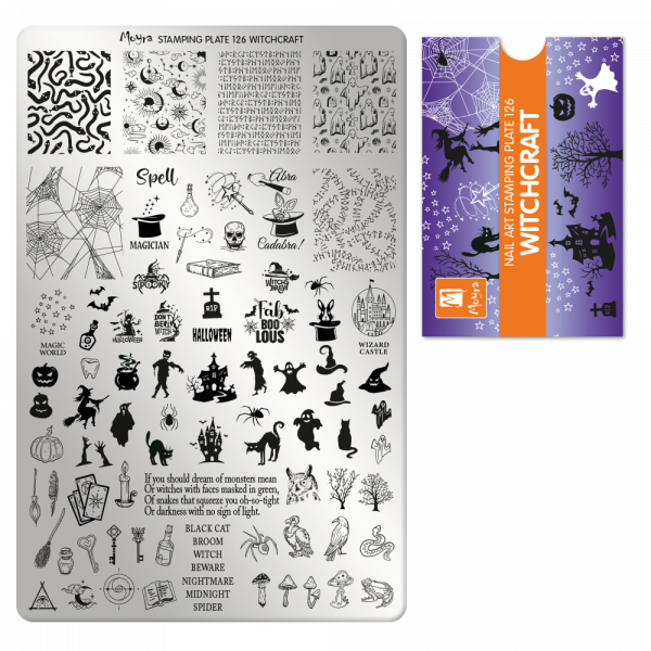 Stamping Plate - 126 Witchcraft