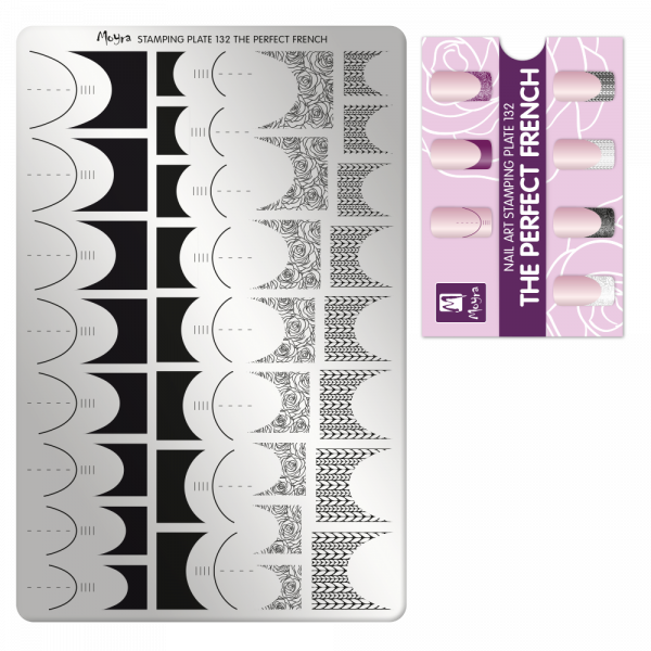Stamping Plate - 132 The Perfect French