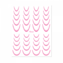Water Transfer Stickers - 08 Ombré Pink