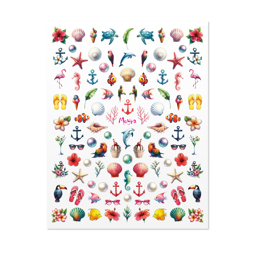Self Adhesive Nail Art Stickers - Image 28