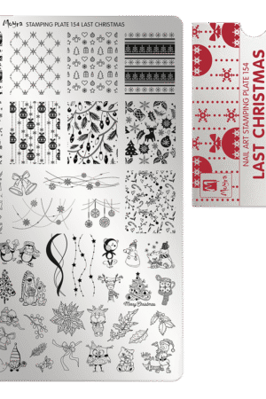 Stamping Plate - 154 Last Christmas