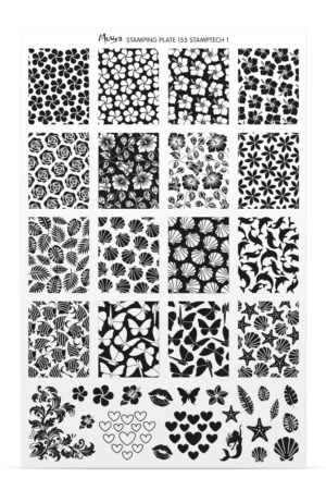 Stamping Plate Try On Sheet - 155 Stamptech 1