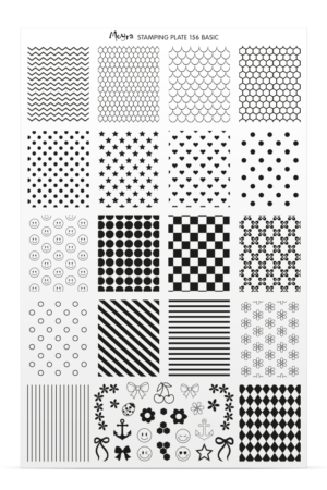 Stamping Plate Try On Sheet - 156 Basic